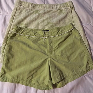 Patagonia Button Out Boardie Skort set 6 Cornelia Meadow Green